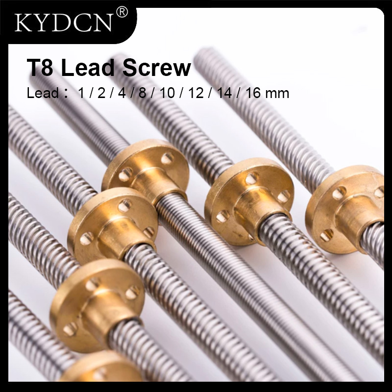 Lead Screw 8Mm - برغي توجيه T8 من الفولاذ المقاوم