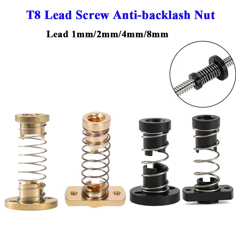 Lead Screw 8Mm - T8 الرصاص المسمار مكافحة رد الفعل