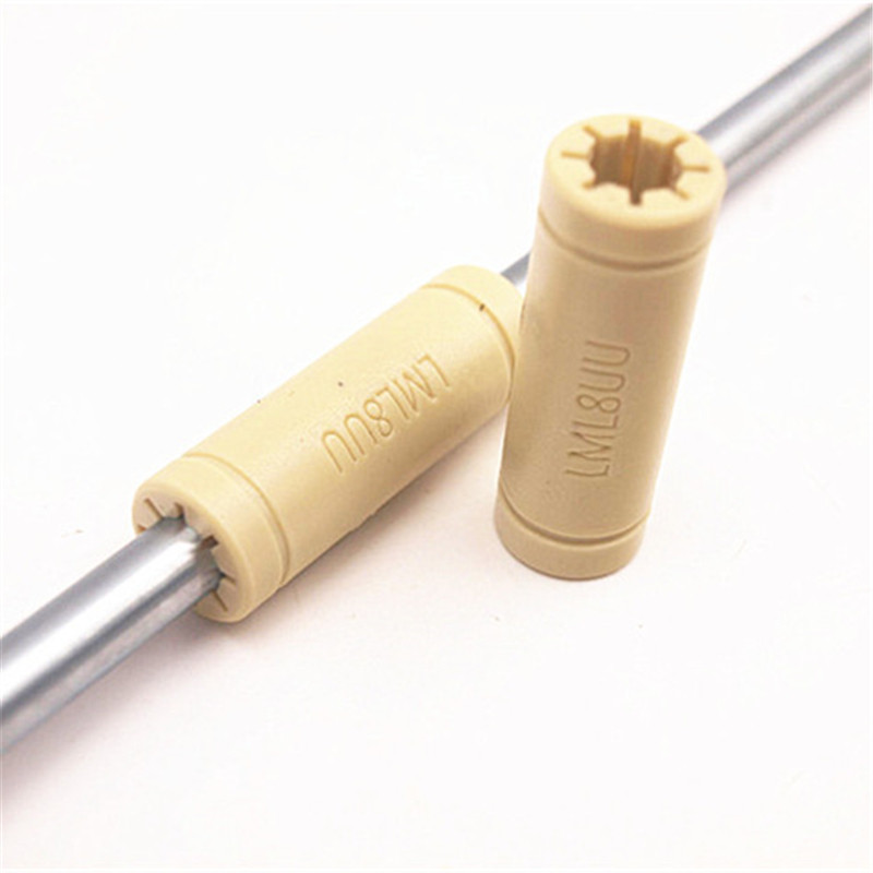 Lm8Uu Bearing - 1 قطعة بوليمر الصلبة LM8LUU محامل