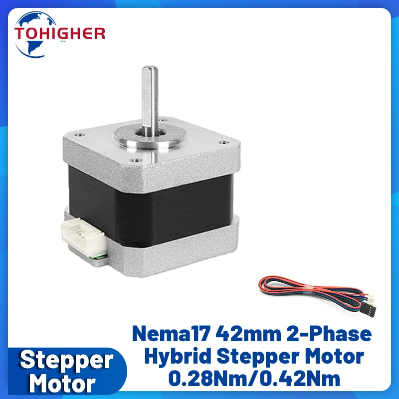 Stepper Motor Nema17 - محرك متدرج Nema17 42 رباعي الأسلاك