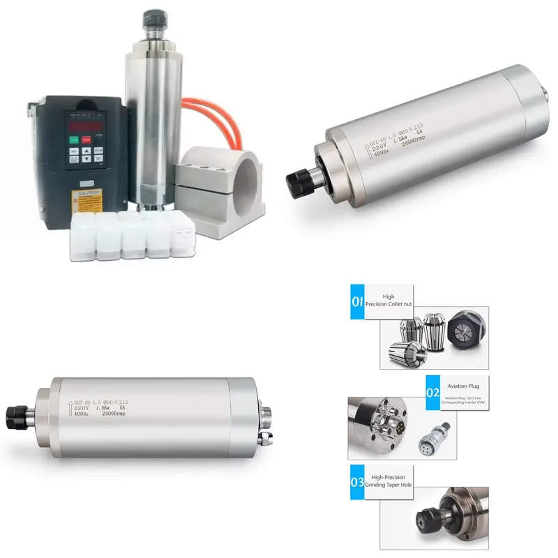 2026 الأكثر رواجاً محركات مغزل - مراجعة Water Cooled Spindle وسعره