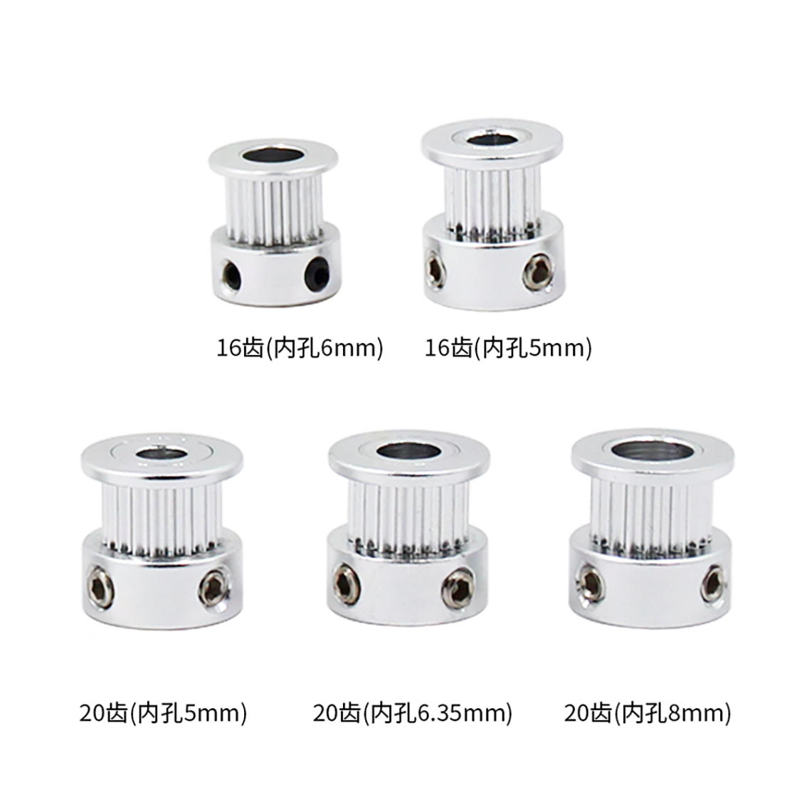 1 قطعة GT2 16 الأسنان-26 فتحة  - مراجعة Gt2 Pulley وسعره