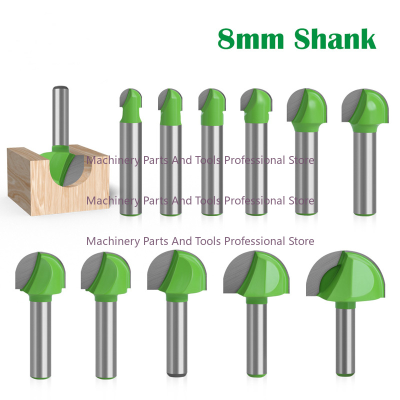 جولة أسفل فوق الأنف راوتر بت م - مراجعة End Mill Set وسعره