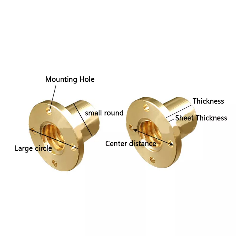 1 قطعة T6 الرصاص المسمار شفة م - مراجعة Lead Screw 8Mm وسعره