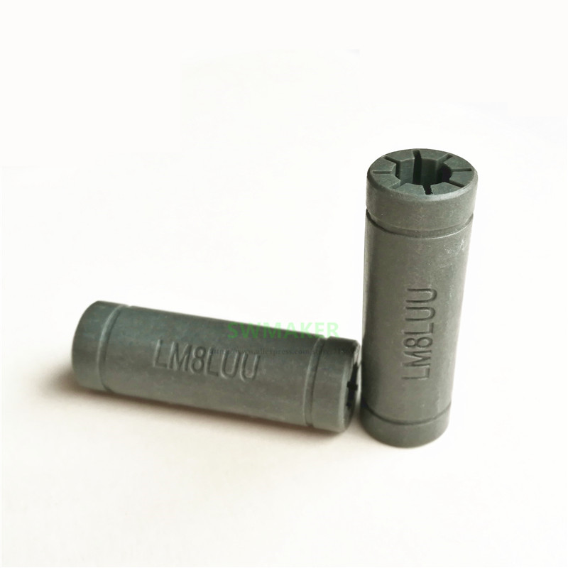 1 قطعة بوليمر الصلبة LM8LUU مح - مراجعة Lm8Uu Bearing وسعره