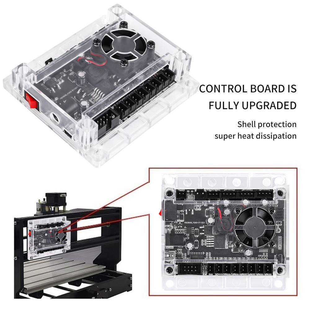 GRBL 1.1 منفذ USB آلة الحفر با - مراجعة 3018 Cnc وسعره