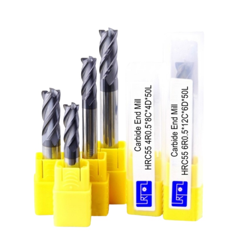 HRC55 4R0.5-12R1*L75 100 150 م - مراجعة Cnc Router وسعره