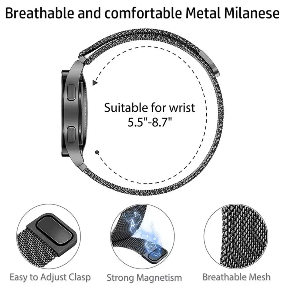 حزام Amazfit GTS 4 Milanese Lo - مراجعة Gt2 Belt وسعره