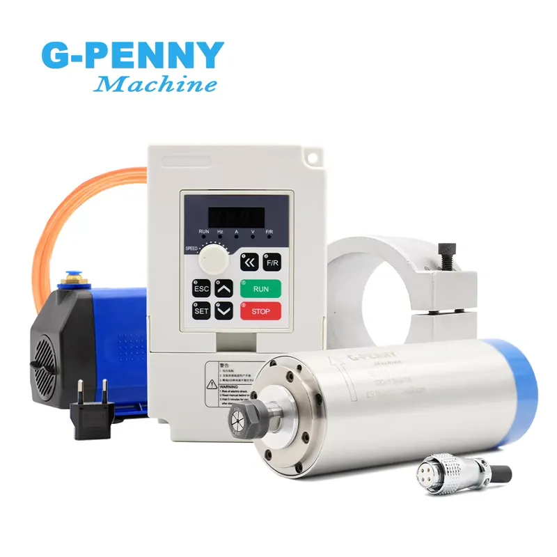 محرك مغزلي Gpenny بقوة 1.5 كيل - مراجعة Water Cooled Spindle وسعره