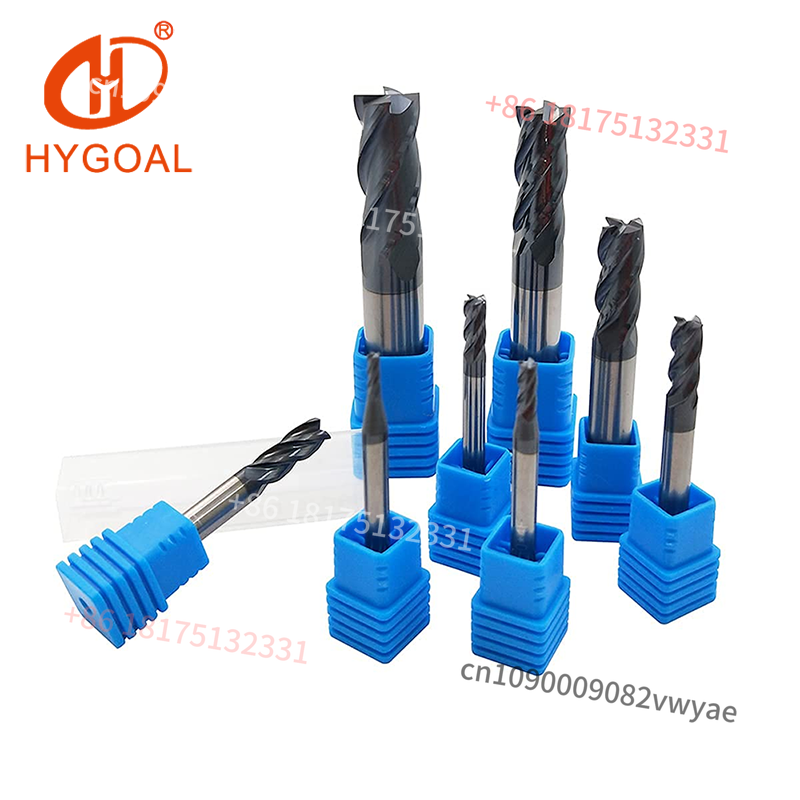 قاطع تفريز كربيد HYGOAL بأربعة - مراجعة End Mill وسعره