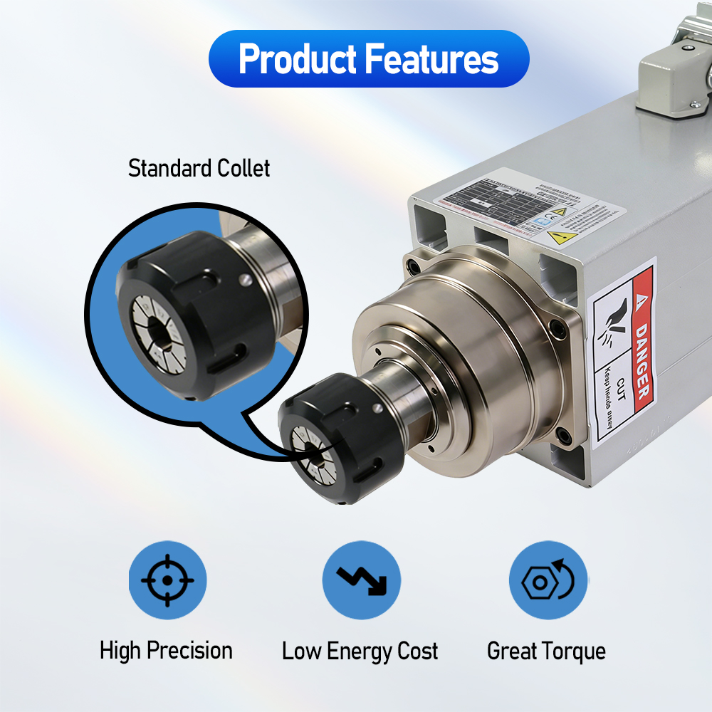 محرك مغزلي HTNC 4500W220V-ER32 - مراجعة Water Cooled Spindle وسعره