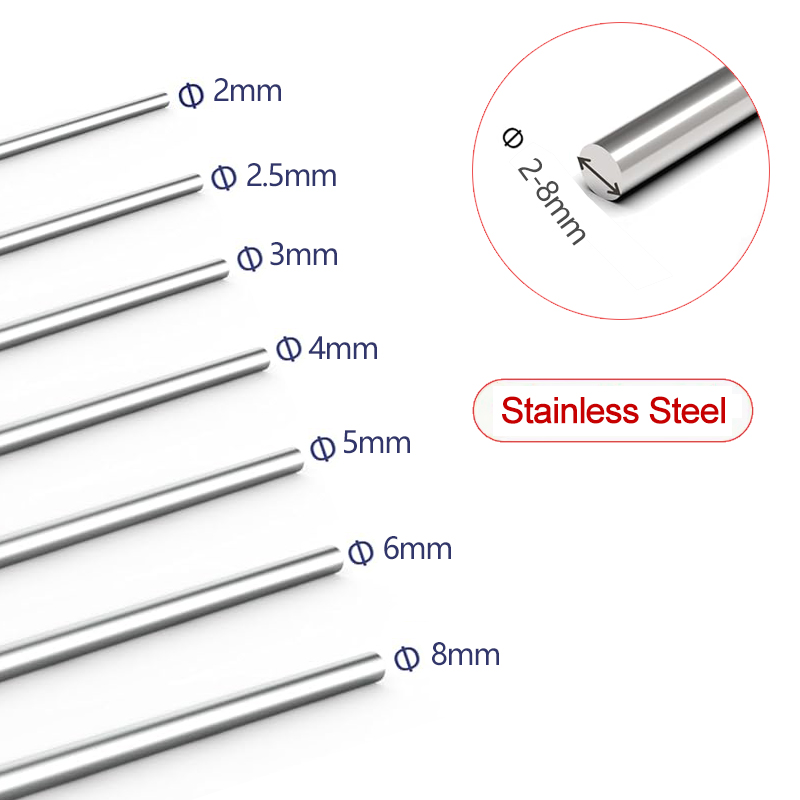 300 مللي متر الفولاذ المقاوم ل - مراجعة Linear Rod 8Mm وسعره