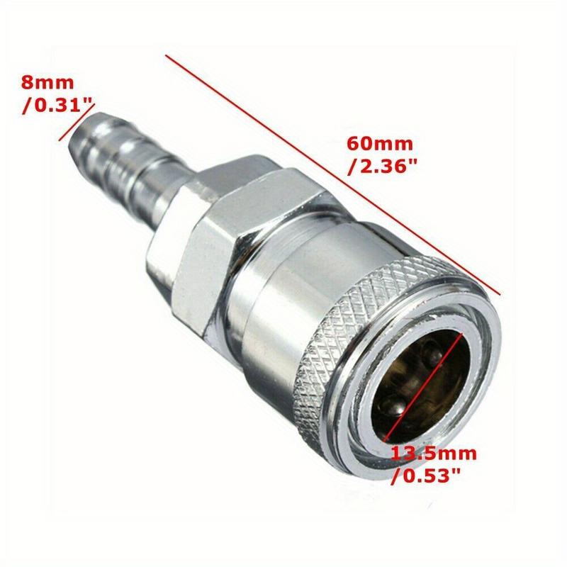 4 قطع من فوهات خرطوم الغاز الن - مراجعة Coupling 8Mm وسعره