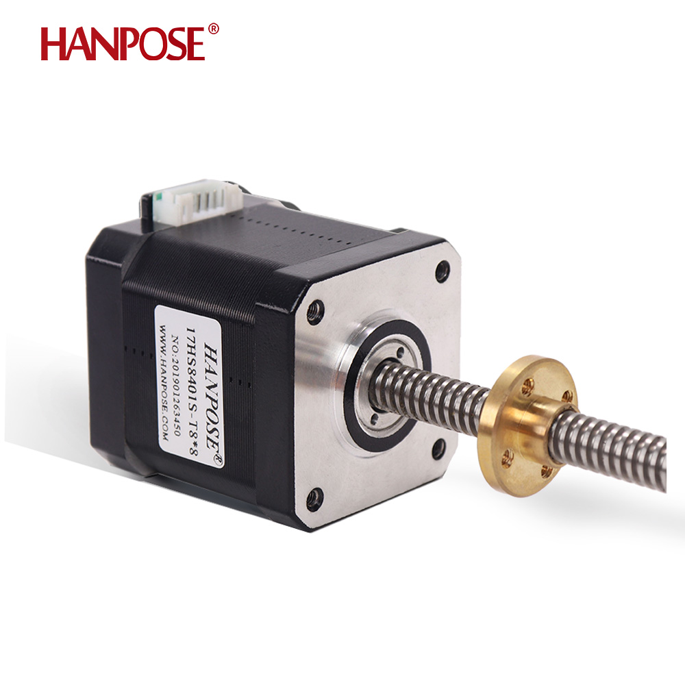 محرك خطوي NEMA17 طراز 17HS8401 - مراجعة Lead Screw 8Mm وسعره