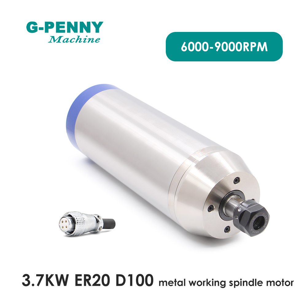 محرك G-PENNY 3.7kw ER20 لتشغيل - مراجعة Water Cooled Spindle وسعره